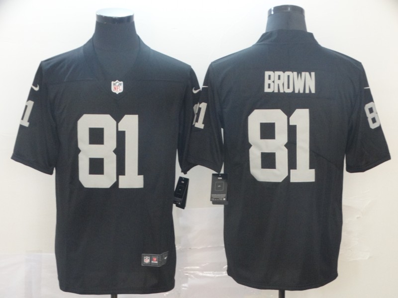 Men's Las Vegas Raiders Tim Brown #81 Black Jersey